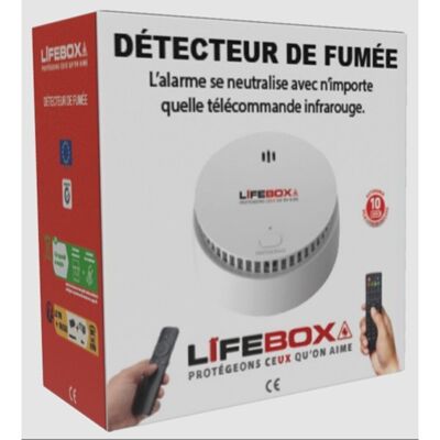 Smoke detector 10 years - TV remote control