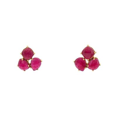 Trends ruby ​​earrings