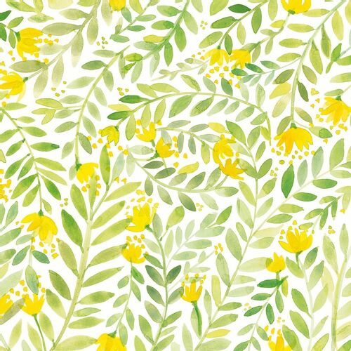 Yellow Blossoms Napkin 33x33