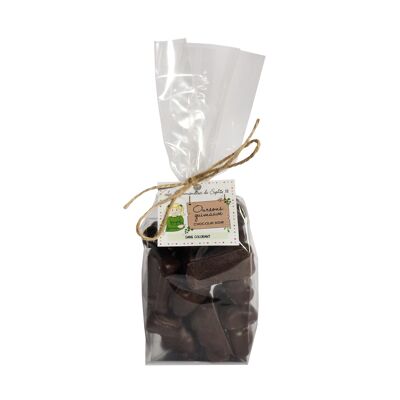 Cioccolato - Borsa a forma di orsetto marshmallow al cioccolato fondente