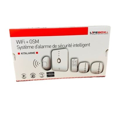Kit alarme gsm et wifi lifeboxhome