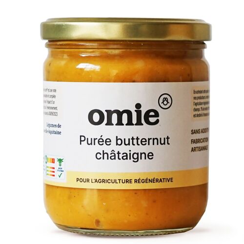 Purée butternut châtaigne bio - butternut de Charente - 380 g