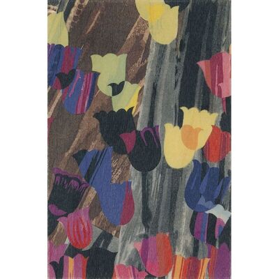 Wooden postcard - bnf Benedictus tulips