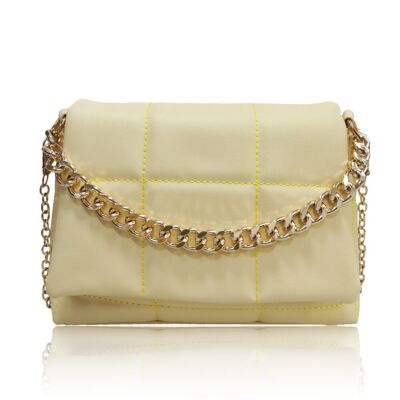 Claudia Chain Strap Quilted Shoulder Bag