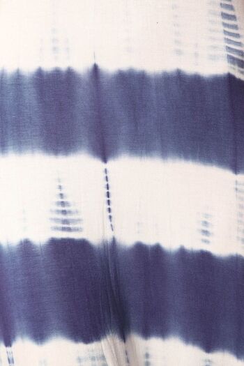 Robe longue bleue à imprimé tie-dye 4