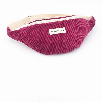 Passion pink corduroy fanny pack