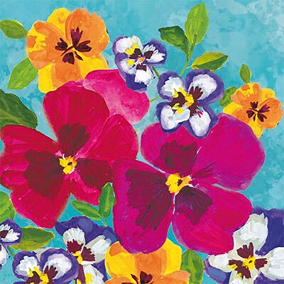 Servilleta Pansy Power 33x33