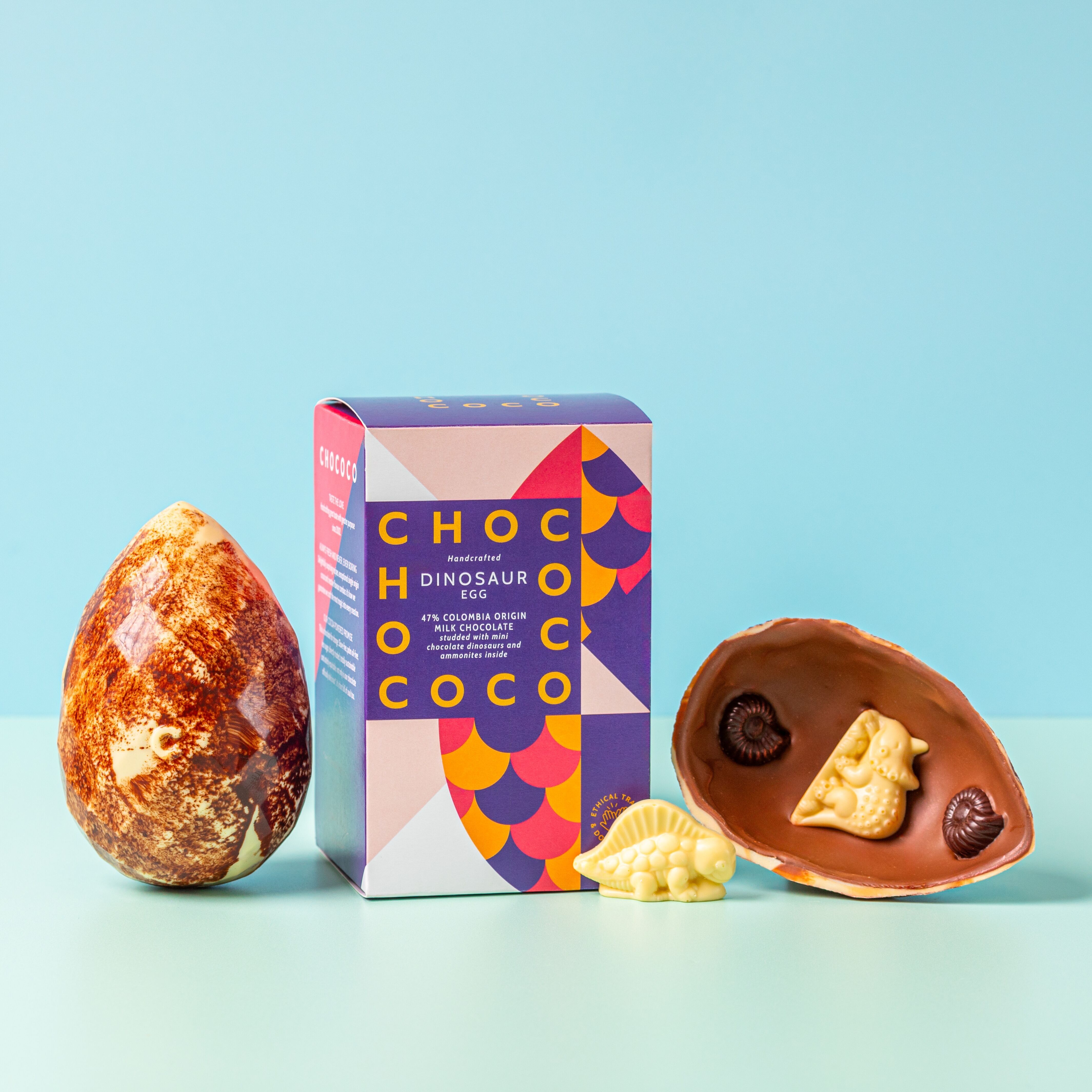 Buy wholesale 47 Colombia Milk Chocolate Dinosaur Egg