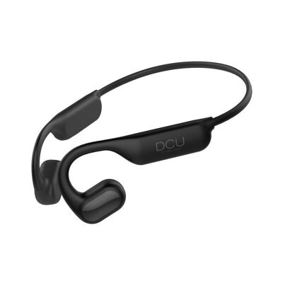 Schwarzer Open-Ear-Air-Conduction-Bluetooth-Kopfhörer