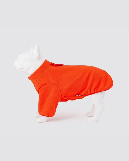 Outdoor Fleece Dog Jacket - Orange