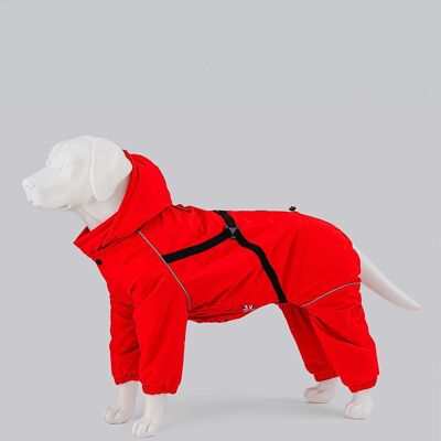 Winter Dog Snowsuit - Red