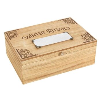 Coffret Rituels d'Hiver en Bois 30 cm 1