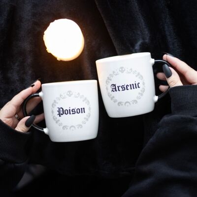 Ensemble de tasses pour couples empoisonnés et arsenic