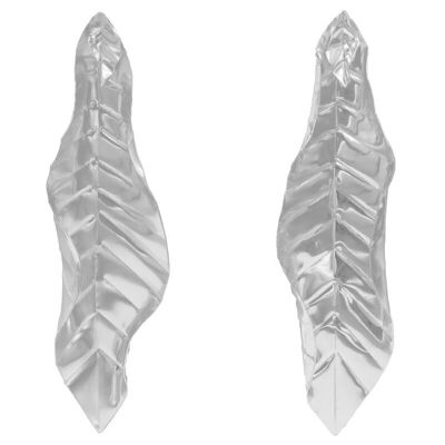 Píndar XL silver earrings