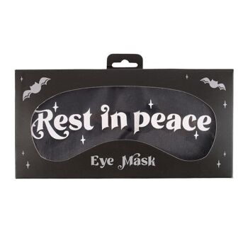 Masque pour les yeux en satin Repose en paix 5