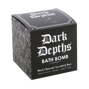 Bombe de bain au charbon noir Dark Depths 3
