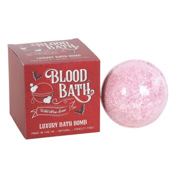 Bombe de bain à la rose sauvage pour bain de sang 1