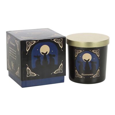 Moon Gazing Hares' Friendship Candle by Lisa Parker