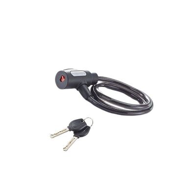 Anti-theft cable with key 100 cm diameter 15 mm