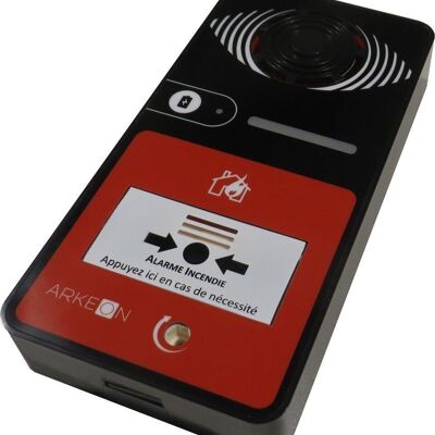 Batteriebetriebener Alarm Typ 4, 5 Jahre Batterielebensdauer, schwarze Farbe – Arkeon