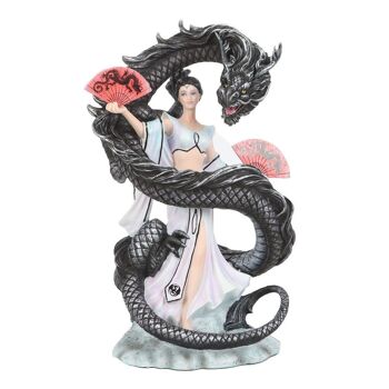 Figurine de danse du dragon par Anne Stokes 2