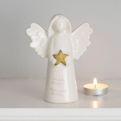 Vola con gli angeli Sentiment Angel Ornament
