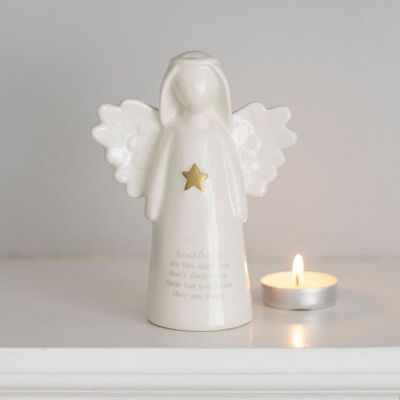 Good Friends Sentiment Angel Ornament