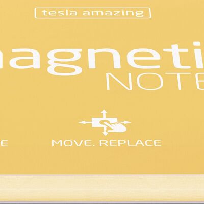 Haftnotizen "the magnetic note" 100 x 70 - sunshine
