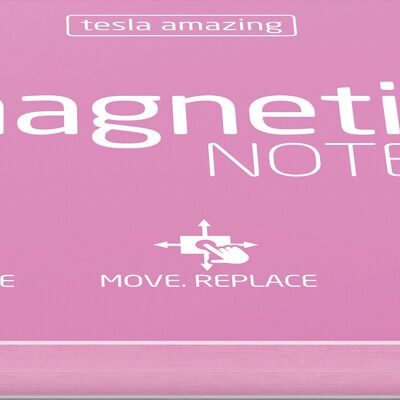 Haftnotizen "the magnetic note" 100 x 70 - pink