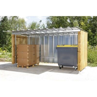 Mottez outdoor bicycle-motorcycle shelter b811c