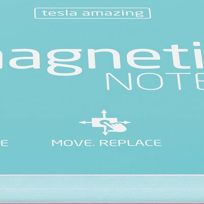 Haftnotizen "the magnetic note" 100 x 70 - aqua