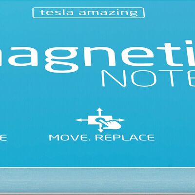Haftnotizen "the magnetic note" 100 x 70 - blau
