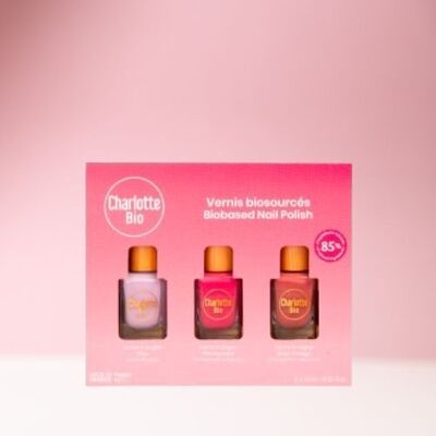 Coffret Trio Ongles Rose