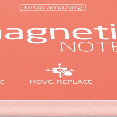 Haftnotizen "the magnetic note" 100 x 70 - peachy