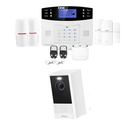 Alarma inalámbrica conectada GSM para apartamento lifebox Evolution Connected kit 2