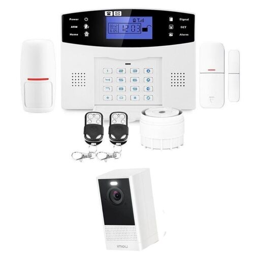 Alarme maison gsm et caméra connectée sans fil lifebox evolution - kit connecté 1