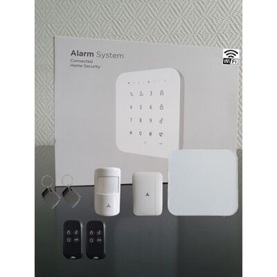 Lifebox alarma doméstica inalámbrica wifi y gsm conectada casa- kit 1