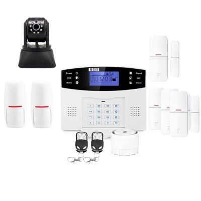 Alarme maison avec caméra ip lifebox evolution kit ip4