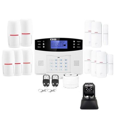 Home alarm with lifebox evolution kit ip1 ip camera