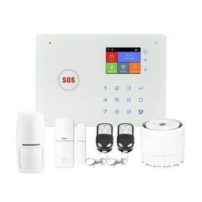 Alarma doméstica conectada inalámbrica wifi gsm amazon - lifebox