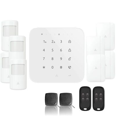 4G wireless wifi and gsm home alarm connected casa- kit 4