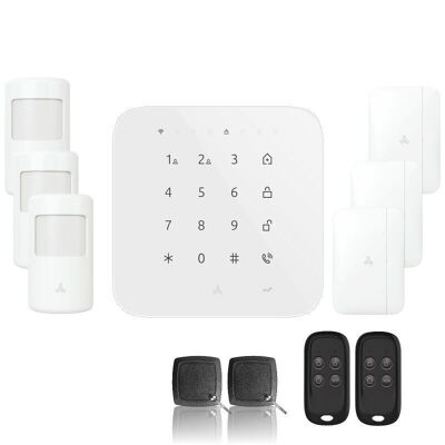 Casa Kit 3 drahtloses WLAN und GSM 4G Hausalarm verbunden