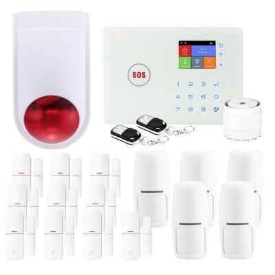 Alarma doméstica conectada wifi y gsm inalámbrica amazon - lifebox - kit8