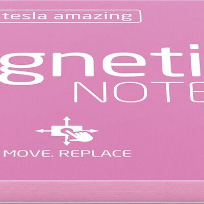 Haftnotizen "the magnetic note" 200 x 100 - pink