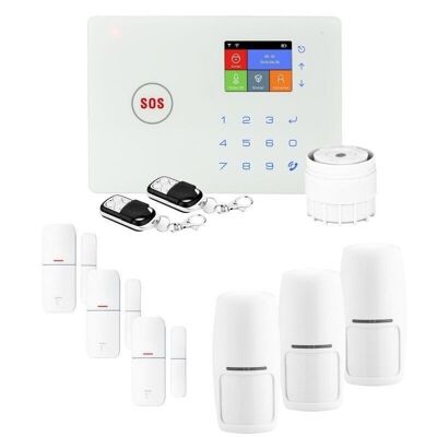 Alarma doméstica inalámbrica wifi y gsm amazon - lifebox - kit3