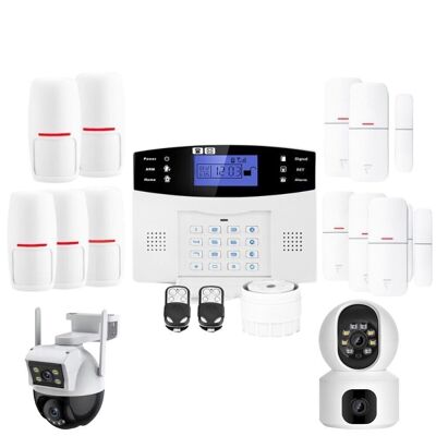 Alarma de hogar con cámara ip lifebox Evolution kit - 2 cámaras