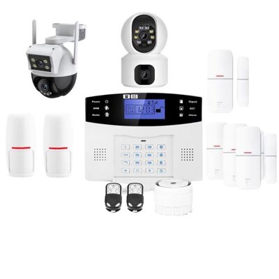 Allarme domestico con telecamera IP Lifebox Evolution Kit IP4 - 2 telecamere con doppio obiettivo