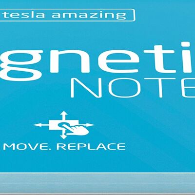 Haftnotizen "the magnetic note" 200 x 100 - blau