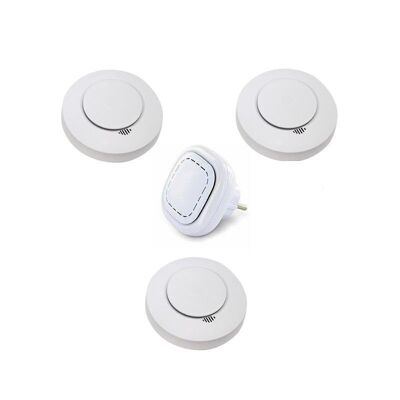 Set of 3 Lifebox smart connected smoke detectors