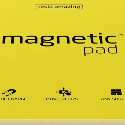Haftnotizen "the magnetic note" DIN A5 - gelb